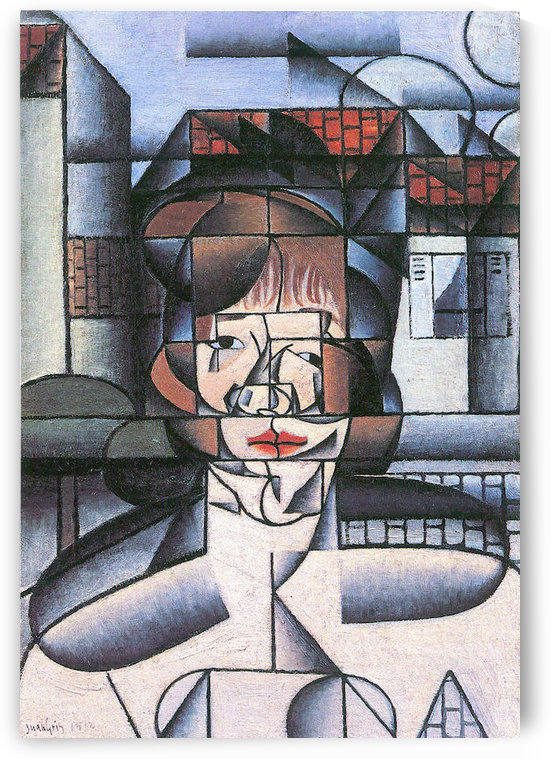 Portrait of Madame Germaine Raynal 1 by Juan Gris