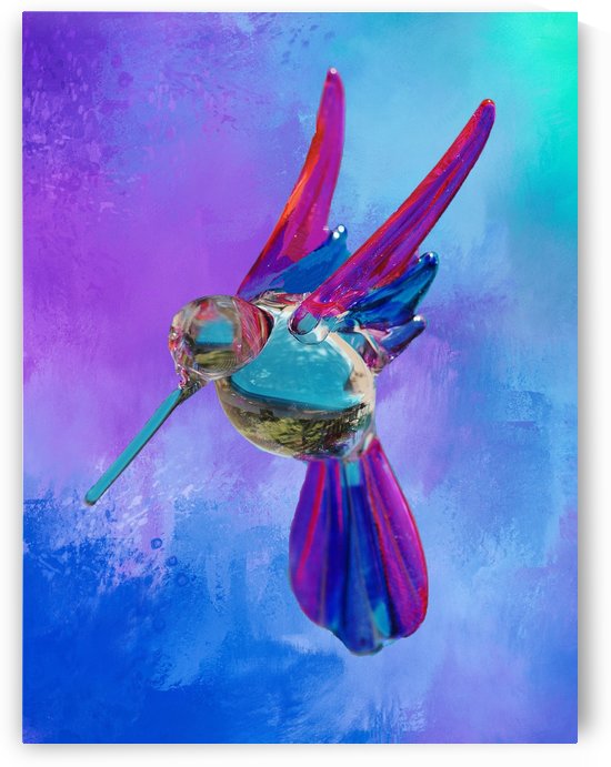 Glass Bird Abstract  by Linda Brody