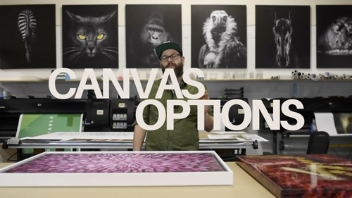 Explanation on Canvas Print Finishes
